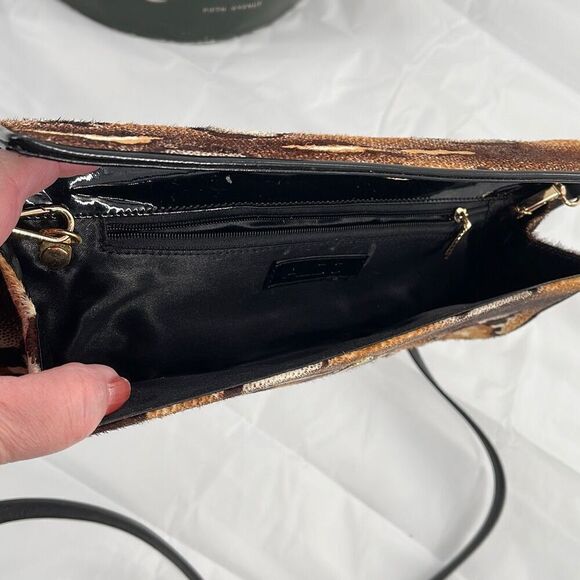 Aldo leather Chetah print crossbody clutch - Picture 6 of 12